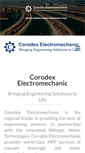 Mobile Screenshot of corodexelectromechanic.com