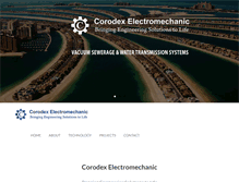 Tablet Screenshot of corodexelectromechanic.com